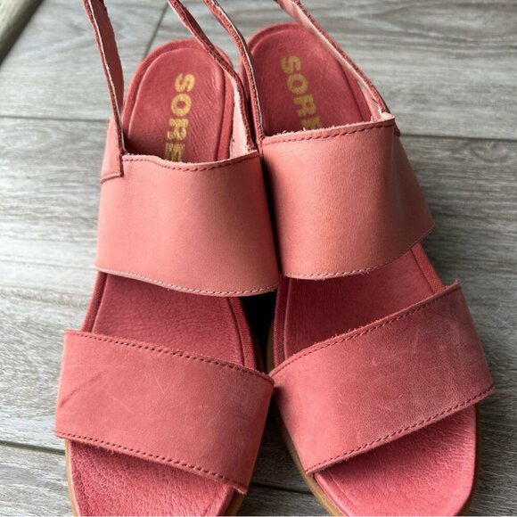 SOREL JOANIE II SLINGBACK WEDGE SANDALS - Picture 7 of 16